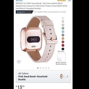 ROSE GOLD FITBIT BAND